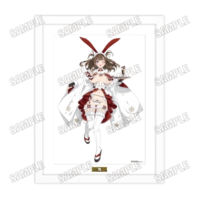 【グッズ-複製原画】『閃乱カグラ』 描き下ろしA3複製原画【和風バニーver.】④鴇【再販】