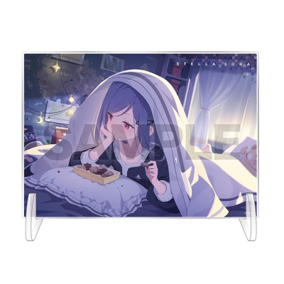 【グッズ-置きもの】ステラソラ アクリルプレート004:アヤメ【再販】