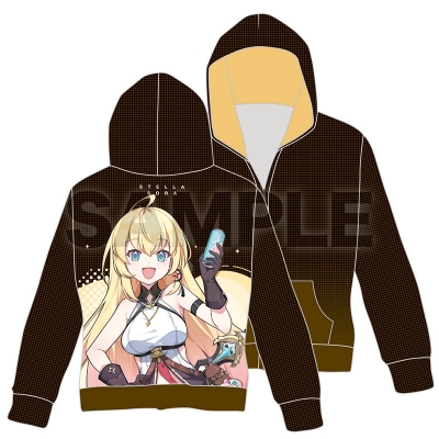【グッズ-ジャンパー・コート】ステラソラ フルプリントパーカー003:セイナ【再販】