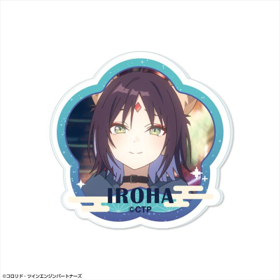 【グッズ-バッチ】超かぐや姫! アクリルバッジ デザイン07(酒寄彩葉/VR)【再販】