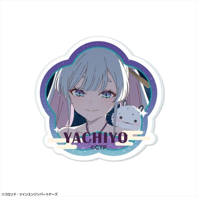 【グッズ-バッチ】超かぐや姫! アクリルバッジ デザイン09(月見ヤチヨ)【再販】
