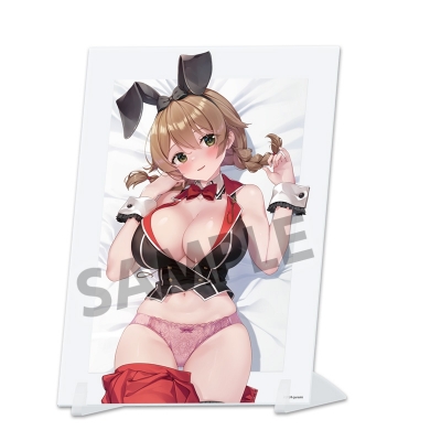 【グッズ-置きもの】バニーガーデン 描き下ろしビジュアルアクリルプレート 花奈 A【再販】
