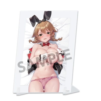 【グッズ-置きもの】バニーガーデン 描き下ろしビジュアルアクリルプレート 花奈 B【再販】