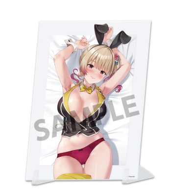 【グッズ-置きもの】バニーガーデン 描き下ろしビジュアルアクリルプレート 凜 A【再販】