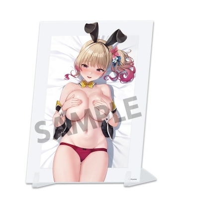 【グッズ-置きもの】バニーガーデン 描き下ろしビジュアルアクリルプレート 凜 B【再販】
