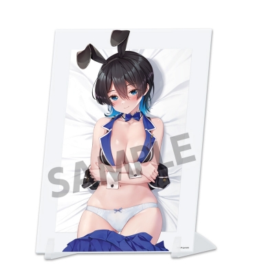 【グッズ-置きもの】バニーガーデン 描き下ろしビジュアルアクリルプレート 美羽香 A【再販】
