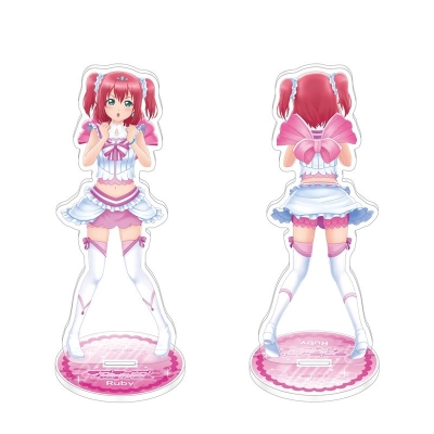 【グッズ-スタンドポップ】ラブライブ!サンシャイン!! 両面アクリルスタンド「恋になりたいAQUARIUM」 黒澤ルビィ【再販】