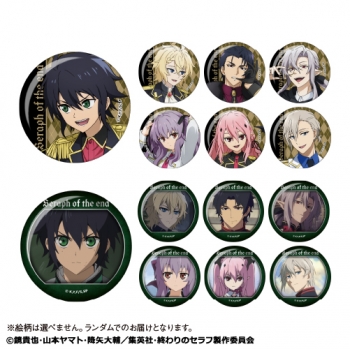 グッズ-バッチ】TVアニメ『終わりのセラフ』 トレーディング缶バッジ 