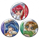 【グッズ-バッチ】魔法騎士レイアース メタリック缶バッジ3個セット 光&海&風 vol.1【再販】の画像