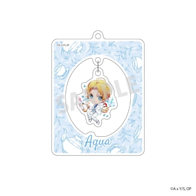 【グッズ-キーホルダー】【推しの子】喫茶 vol.2 デフォルメゆらゆらキーホルダー アクア【NATSLIVEコラボ】