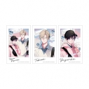 【グッズ-カード】ナカまであいして 百瀬あん先生 描き下ろし 常盤&楪 トラベルver. インスタントカメラ風イラストカード3枚セット【再販】の画像