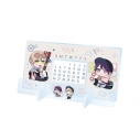 【グッズ-スタンドポップ】ナカまであいして 百瀬あん先生 描き下ろし 常盤&楪 ちびキャラ トラベルver. 卓上アクリル万年カレンダー【再販】の画像