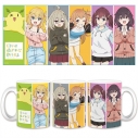 【グッズ-マグカップ】TVアニメ『日々は過ぎれど飯うまし』 マグカップ まこ&くれあ&しのん&つつじ&なな&モコ太郎【再販】の画像
