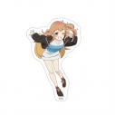 【グッズ-ステッカー】TVアニメ『日々は過ぎれど飯うまし』 ダイカットステッカー 小川しのん【再販】の画像
