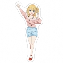 【グッズ-ステッカー】TVアニメ『日々は過ぎれど飯うまし』 ダイカットステッカー 星なな【再販】の画像