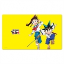 【グッズ-デスクマット】真・侍伝 YAIBA キャラクターラバーマット 刃&さやか【再販】の画像