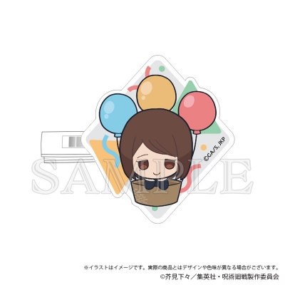 【グッズ-ヘアバンド】呪術廻戦 懐玉・玉折 アクリルヘアクリップ 風船ver. 家入硝子【再販】
