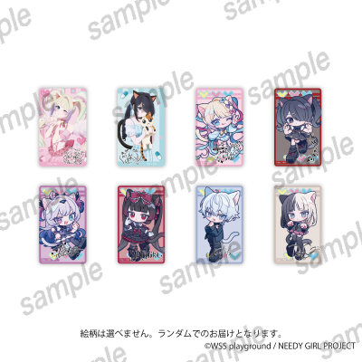 【グッズ-カード】アニメ『NEEDY GIRL OVERDOSE』 クリアカード 【まねきねこコラボ】