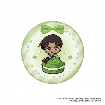グッズ-バッチ】名探偵コナン 丸型缶バッジ 服部平次SD（マカロン 