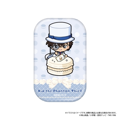 【グッズ-バッチ】名探偵コナン 長方形型缶バッジ 怪盗キッドSD(マカロンコレクションvol.2)【再販】
