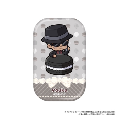 【グッズ-バッチ】名探偵コナン 長方形型缶バッジ ウォッカSD(マカロンコレクションvol.2)【再販】