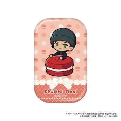 【グッズ-バッチ】名探偵コナン 長方形型缶バッジ 赤井秀一SD(マカロンコレクションvol.2)【再販】