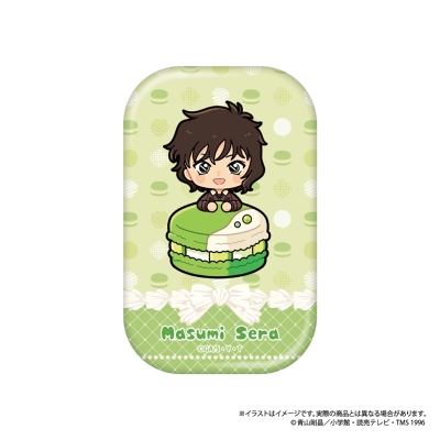 【グッズ-バッチ】名探偵コナン 長方形型缶バッジ 世良真純SD(マカロンコレクションvol.2)【再販】