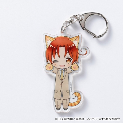 【グッズ-キーホルダー】ヘタリアWorld★Stars のび猫アクリルキーホルダー(イタリア)【再販】