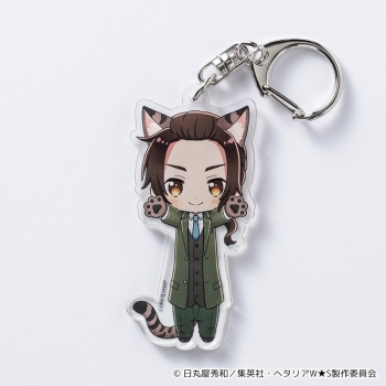 グッズ-キーホルダー】ヘタリアWorld☆Stars のび猫アクリル 