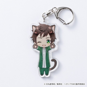 グッズ-キーホルダー】ヘタリアWorld☆Stars のび猫アクリル 