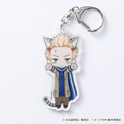 【グッズ-キーホルダー】ヘタリアWorld★Stars のび猫アクリルキーホルダー 第2弾(オランダ)【再販】