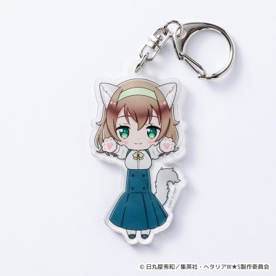 【グッズ-キーホルダー】ヘタリアWorld★Stars のび猫アクリルキーホルダー 第2弾(ベルギー)【再販】