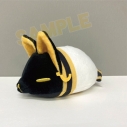 【グッズ-マスコット】とーとつにエジプト神 原作版・うつぶせぬいぐるみマスコット/バステト【再販】の画像