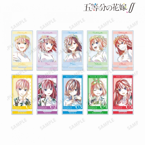 グッズ スタンドポップ Tvアニメ 五等分の花嫁 トレーディング Ani Art 第4弾 アクリルスタンド アニメイト特典付 アニメイト