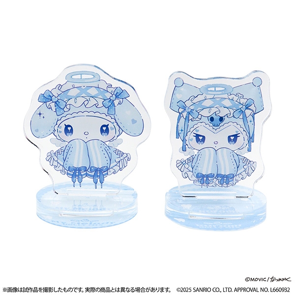 【グッズ-スタンドポップ】サンリオキャラクターズ マイメロディ&クロミ DOLLY MIX水色天使デザイン ちゅあスタセット/A