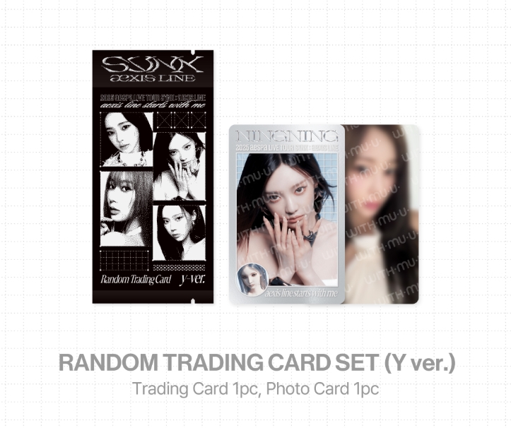 [Goods (Music)] Card 2025-26 aespa LIVE TOUR [SYNK : aeXIS LINE]_ Random Trading Card Set _ Y ver.