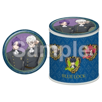【グッズ-小物入れ】ブルーロック 缶ミラー付き缶ケース BLUE LOCK ACADEMY (凪・玲王)【再販】