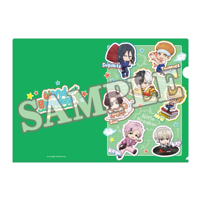 【グッズ-クリアファイル】WIND BREAKER クリアファイル 商店街のお手伝いデフォルメ【再販】