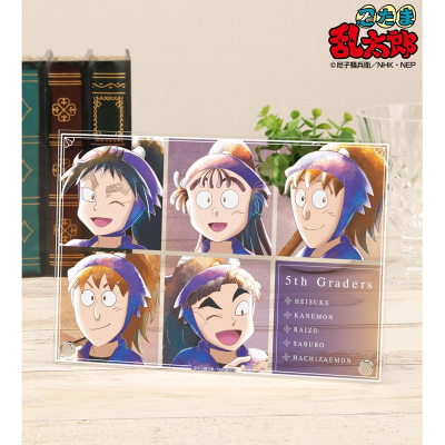 【グッズ-置きもの】忍たま乱太郎 五年生 Ani-Art aqua label 第1弾 A5アクリルパネル【再販】