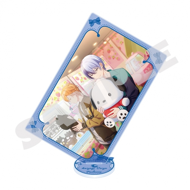 【グッズ-スタンドポップ】プロジェクトセカイ カラフルステージ! feat. 初音ミク ×サンリオキャラクターズ カード型アクリルスタンド 青柳 冬弥①【再販】