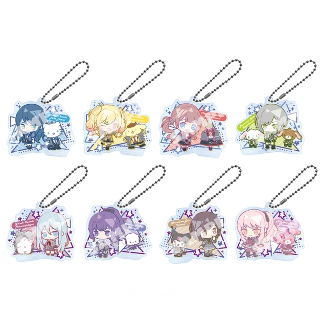 【グッズ-キーホルダー】プロジェクトセカイ カラフルステージ! feat. 初音ミク ×サンリオキャラクターズ ミニキャラアクリルキーホルダーコレクション A Leo/need&25時、ナイトコードで。(全8種)【再販】
