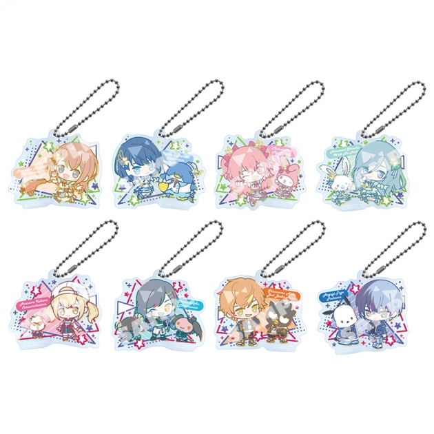 【グッズ-キーホルダー】プロジェクトセカイ カラフルステージ! feat. 初音ミク ×サンリオキャラクターズ ミニキャラアクリルキーホルダーコレクション B MORE MORE JUMP!&Vivid BAD SQUAD(全8種)【再販】