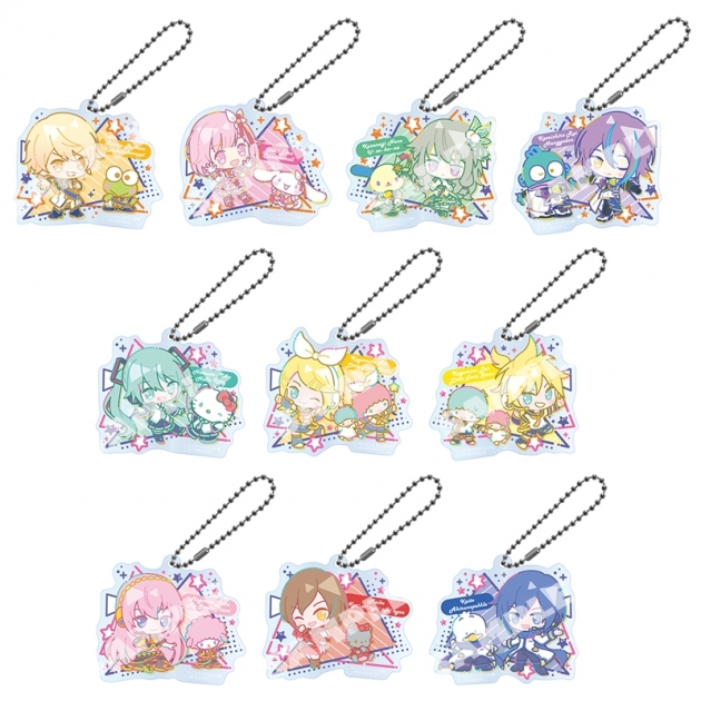【グッズ-キーホルダー】プロジェクトセカイ カラフルステージ! feat. 初音ミク ×サンリオキャラクターズ ミニキャラアクリルキーホルダーコレクション C ワンダーランズ×ショウタイム&バーチャル・シンガー(全10種)【再販】