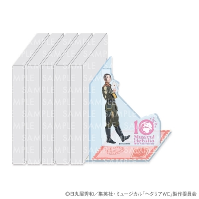 【グッズ-ブックエンド】ミュージカル「ヘタリア」 10th Anniversaryアクリルブックエンド 中国【再販】