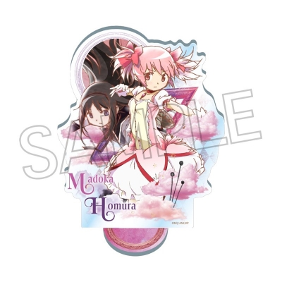 【グッズ-スタンドポップ】魔法少女まどか☆マギカ ヴィンテージシリーズ アクリルスタンド Vol.2 まどか&ほむら【再販】