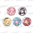 【グッズ-バッチ】魔法少女まどか☆マギカ デフォルメ グリッター缶バッジ【再販】の画像