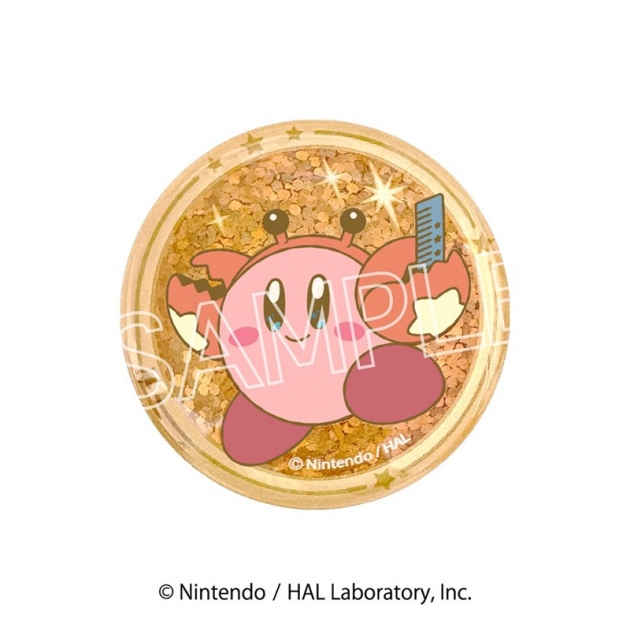 【グッズ-マグネット】星のカービィ KIRBY ホロスコープ・コレクション キラキラガラスマグネット D かに座【再販】