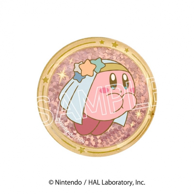 【グッズ-マグネット】星のカービィ KIRBY ホロスコープ・コレクション キラキラガラスマグネット F おとめ座【再販】