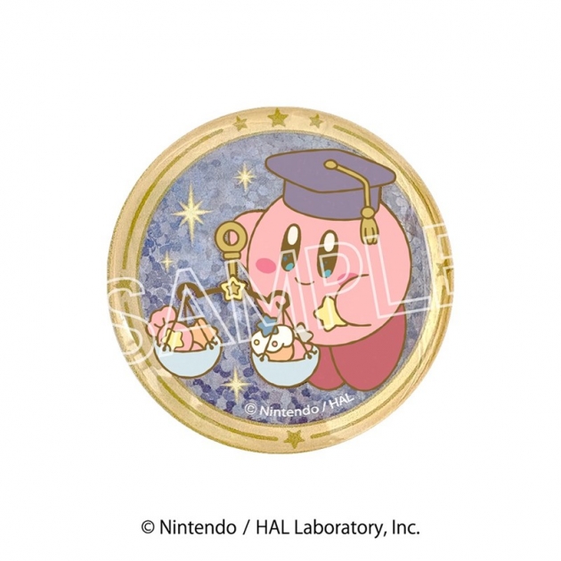 【グッズ-マグネット】星のカービィ KIRBY ホロスコープ・コレクション キラキラガラスマグネット G てんびん座【再販】