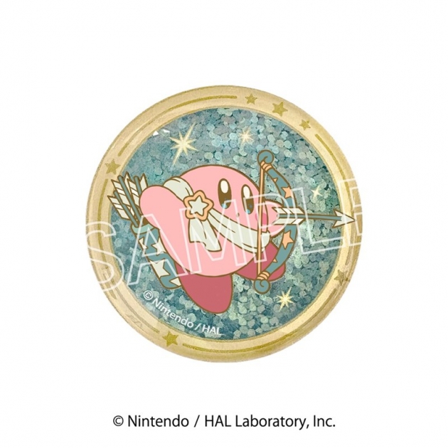【グッズ-マグネット】星のカービィ KIRBY ホロスコープ・コレクション キラキラガラスマグネット I いて座【再販】